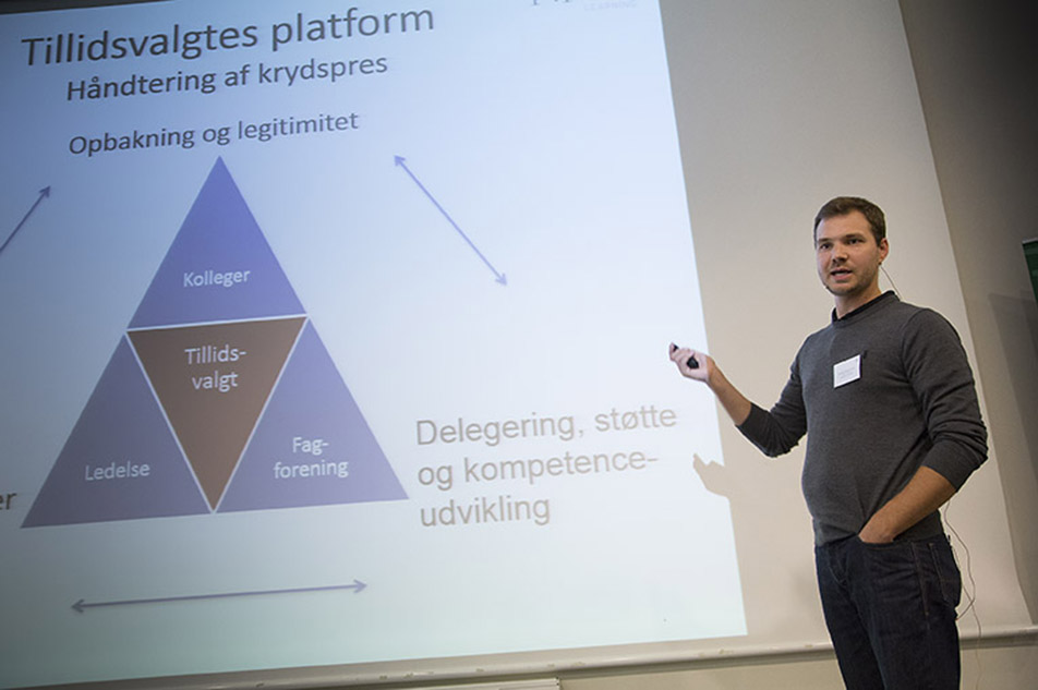 - Det stiller store krav til både TR og ledelse, for at udviklingen af arbejdspladsen kan finde sted i fælles strategisk rum mellem parterne, siger Karsten Brask Fischer ekstern lektor, Roskilde Universitet.